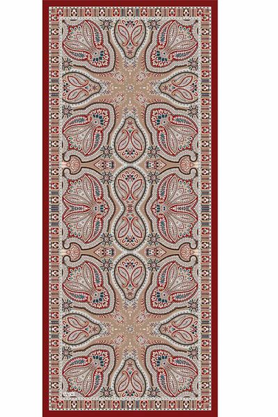VALORSCARF Rustic Shawl - Burgundy
