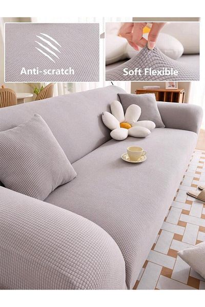 Şirin Hanem Seat Cover . Elastic Seat Cover Stretchy Washable Sofa Bed Couch Cover