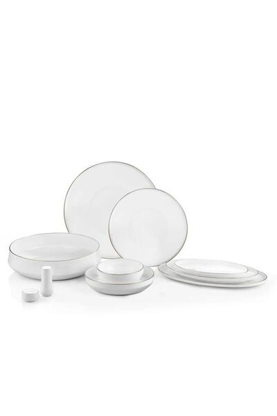 ÇIRPAN EV KOLEKSİYON SUFI ALTIN 6 KİŞİLİK 55 PARÇA YEMEK TAKIMI