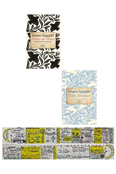 Sufi Kitap İmam Gazzali 2 Kitap / Ölüm ve Ötesi + Dilin Afetleri + Mat. Öğret...