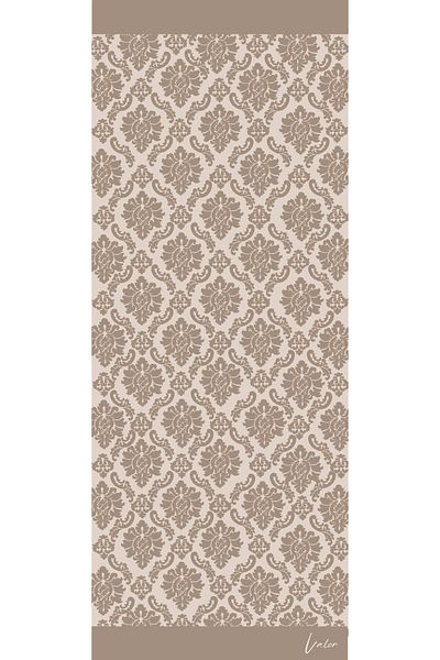 VALORSCARF Beige Brocade Shawl
