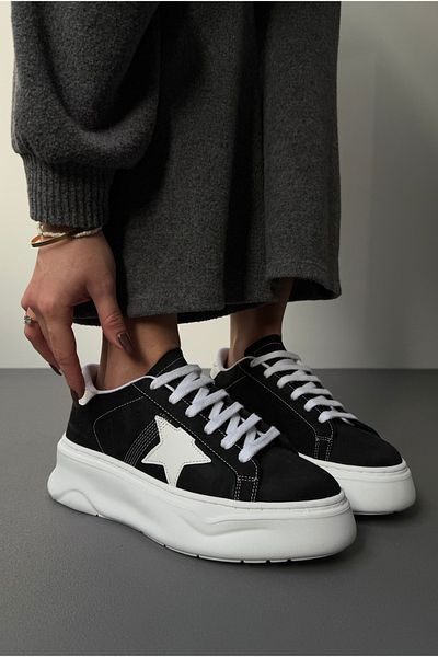 Mupa Shoes Μαύρα γυναικεία αθλητικά παπούτσια