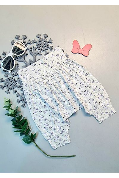 İMRENBEBEGİYİM Shalwar for Girls, Suitable for Daily Use