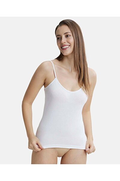JOCKEY Simple Comfort Spaghetti Top 1487-01 White