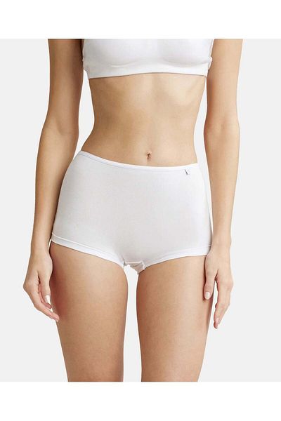 JOCKEY Signature Stretch Boy Leg SS04-01 White