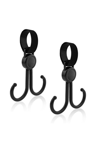 Sunveno حزام فيلكرو قابل للدوران 360 درجة وخطافات عربة أطفال متعددة الأغراض (...