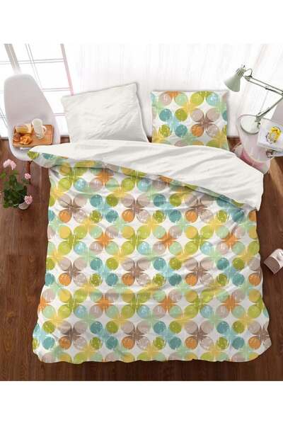 menesahome Pamukören Бавовняний мінімалістичний односпальний комплект постіль...