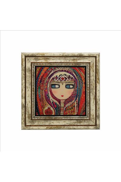 Sadrazam Pictură oficială tipărită pe piatră naturală Clerk 25x25 Krt-131