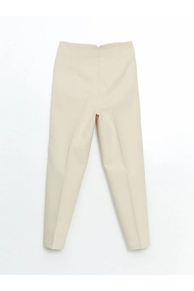 LC Waikiki Lcw Modest Ecru Standard Fit Women's Pants
