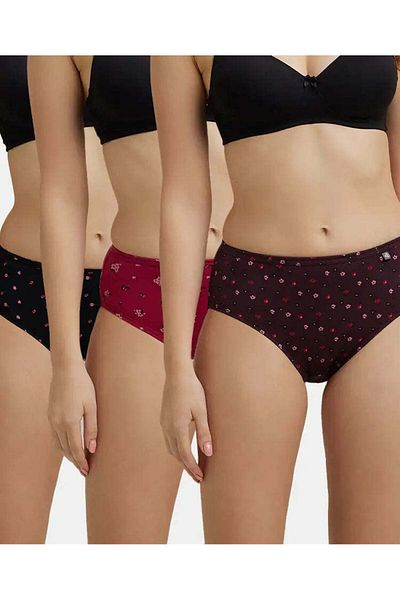 JOCKEY Simple Comfort Hipster Plain 3Pcs Pck 1406-03 Multicolor