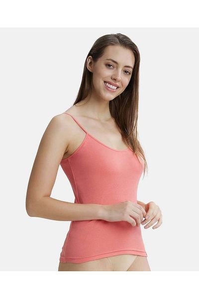 JOCKEY Simple Comfort Spaghetti Top 1487-01 Pnk