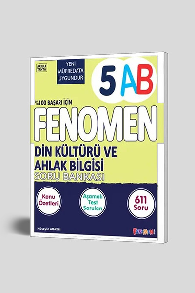 Fenomen Yayıncılık Fenomen 5. Sınıf Din Kültürü AB Soru Bankası