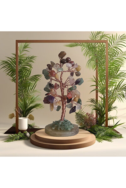 Kaktüs ithalat Karışık Doğal Taş Bonsai Şifa Enerji Ağaç Biblo