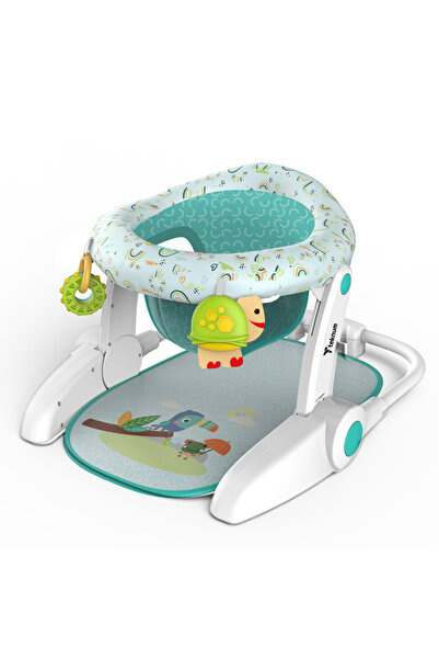 TEKNUM كرسي طعام محمول للأطفال وكرسي أنشطة متكئ - أخضر