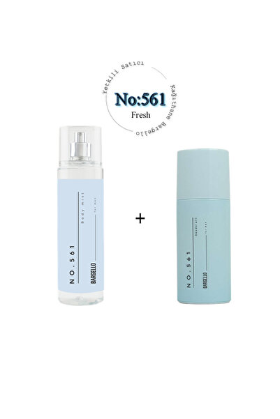 Bargello No:561 Body Mist 210 ml No:561 Deodorant Fresh Erkek 150 ml - Mnms561bmdeo
