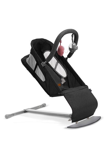 TEKNUM Baby Bouncer w/ Grab Toys - Black