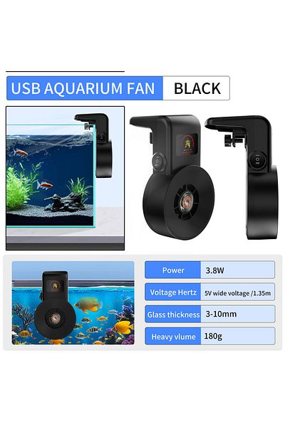 Generic Aquarium water surface cooling fan