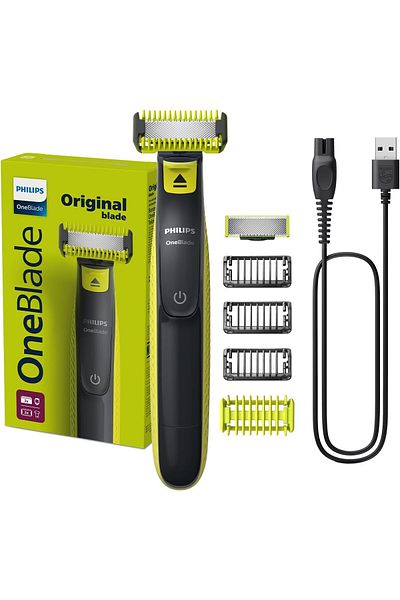 Philips OneBlade Face & Body QP2824 | Dual-Sided Blade | Unique OneBlade Technology | 45min Cordless