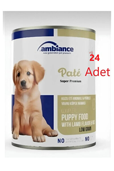 Ambiance Kuzu Etli Ezme Yavru Köpek Konserve 400 Gr x 24'lü