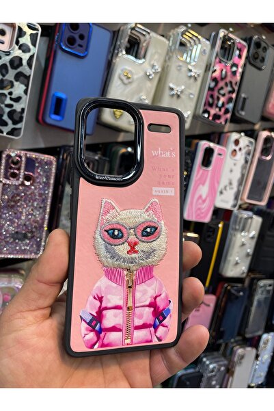 Eymen Redmi Note 13 Pro Plus Kelebekli Aynalı Kılıf