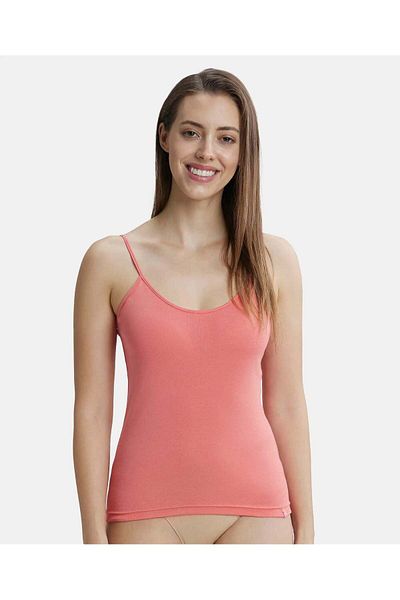 JOCKEY Simple Comfort Spaghetti Top 1487-01 Pnk