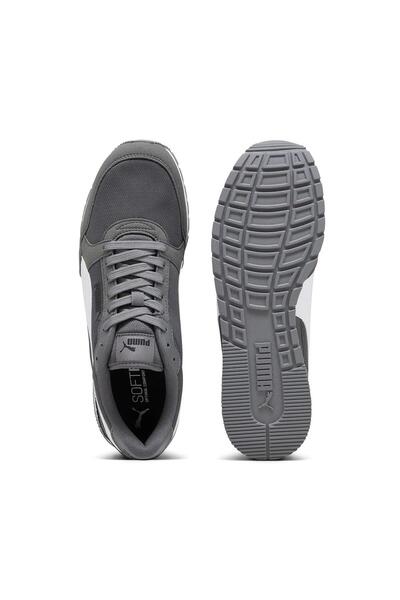 Puma ST Runner v3 Mesh Cool Dark Gray-PUMA Wh Erkek Spor Ayakkabı