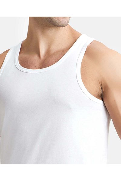 JOCKEY Mordern Classic Basic Vest 3Pcs Pck 8820-03 White