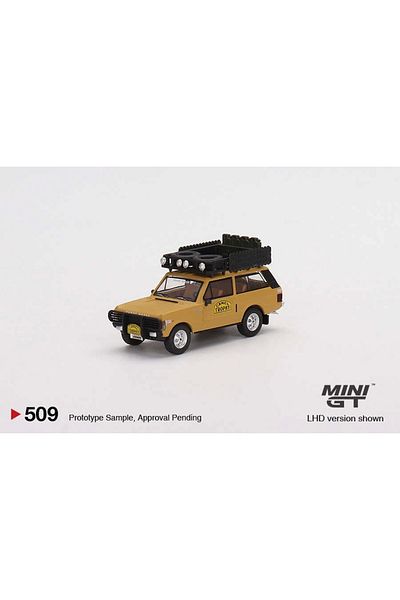 mini gt Range Rover 1982 Camel Trophy Papua New Guinea Team Usa