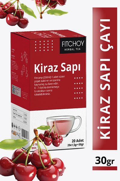 Fitchoy Cherry Stalk Tea 20 Pieces