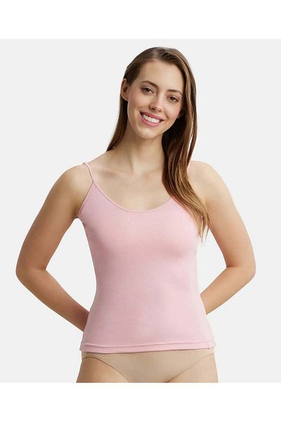 JOCKEY Simple Comfort Spaghetti Top 1487-01 Pnk