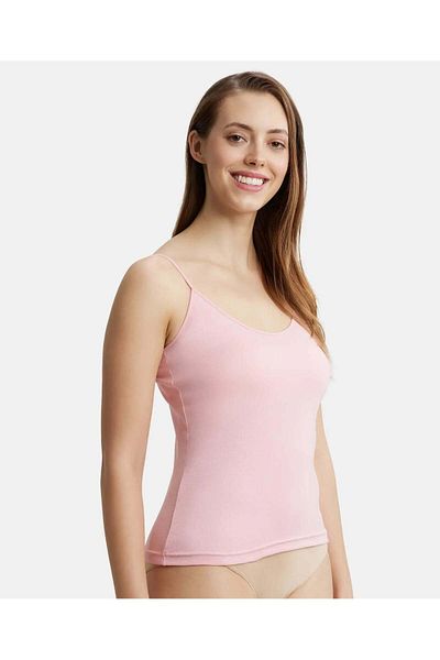 JOCKEY Simple Comfort Spaghetti Top 1487-01 Pnk