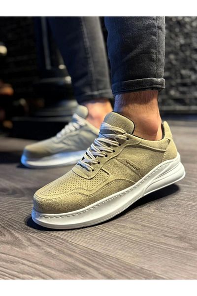 Knack 707 Model Mink Suede Casual Shoes