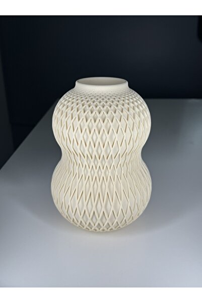 Home 3D Baskı Dekoratif Vazo - Modern ve Şık Geometrik Tasarım, Minimalist Ev...