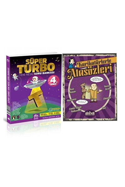 MODEL EĞİTİM YAYINCILIK 4. Sınıf Süper Turbo Yeni Nesil Soru Bankası Ve Karik...
