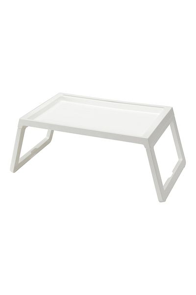 Generic Folding Bed Table White