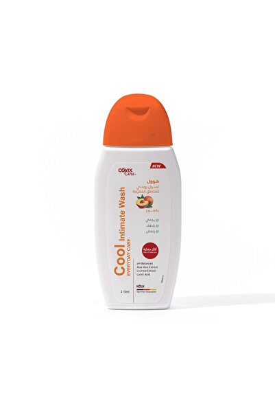 covix كوفيكس كير كول غسول يومي للمناطق الحمية 215 مل بالخوخ
