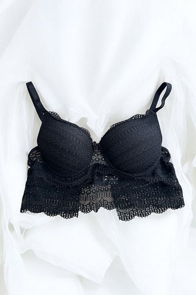 BLİSS WEAR FASHION Γυναικείο Σετ εσώρουχα με λεπτομέρεια από δαντέλα