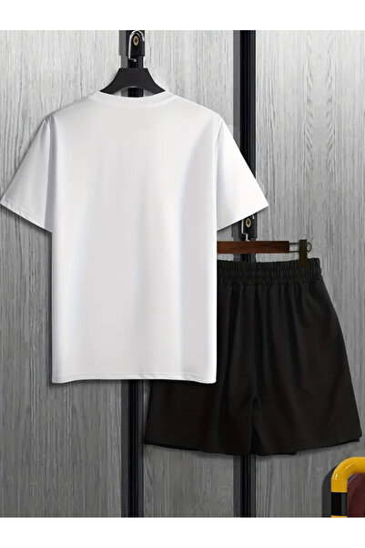 Alviora Оверсайз дерево з принтом, унісекс шорти та футболка в комплекті