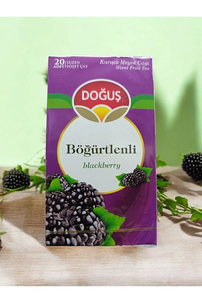 Doğuş 20 Cups Filtered Sachet Herbal Tea with Blackberry 38g