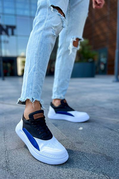 Chekich Ch115 Cbt Literide Men's Shoes White/Sax Blue/Black