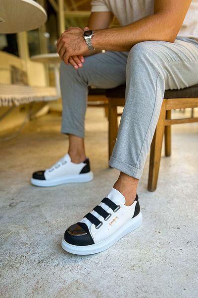 Chekich Komen Ch251 Gbt Mirror Furry Men's Shoes White/Black