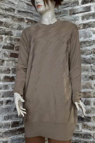 ÇALIKUŞU TRİKO soğuk iplik merserize tunik ŞİMŞEK DESENLİ