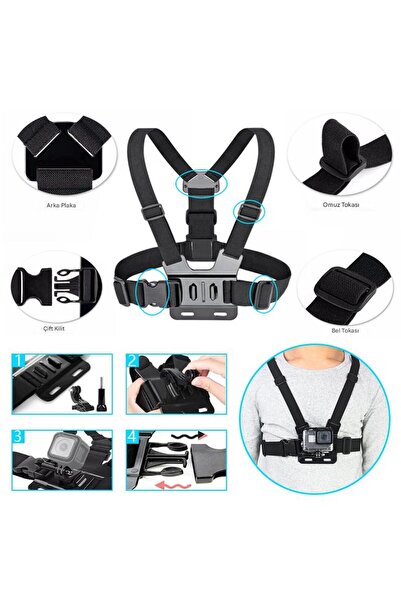hayret sepeti Doğa Yürüyüşü, Spor ve Ekstrem Çekimler İçin Göğüs Sabitleme Ka...