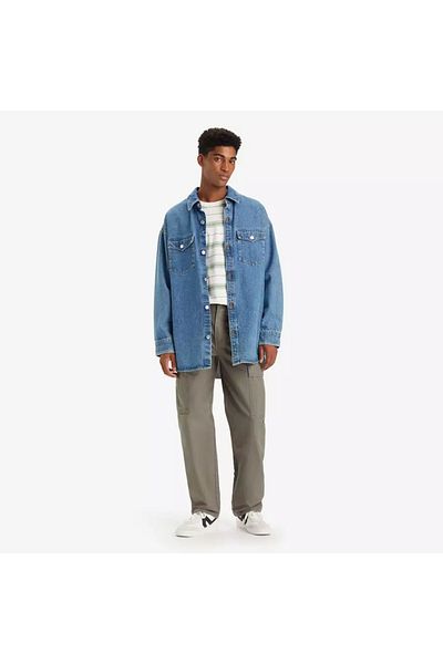 Levi's Men's Straight Fit Khaki Cargo Pants - A7364-0002