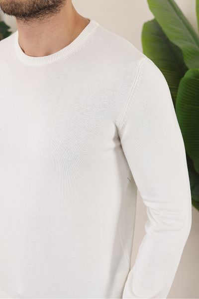 İDS COLLECTİON Pulover pentru bărbați cu gât de ciclism Fisherman Knitwear
