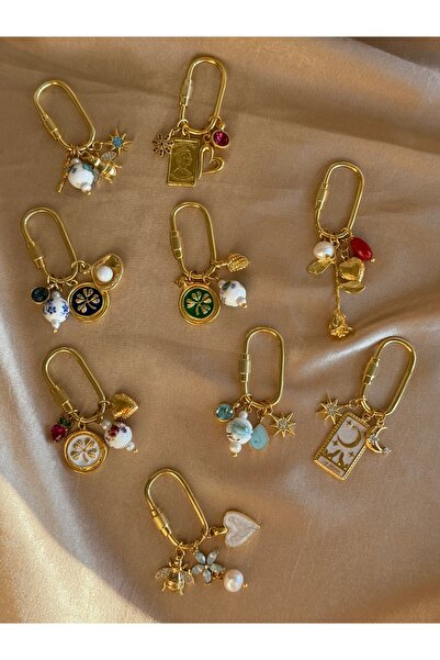 Nour Co Mektup Ataç Porselen Charm Uç