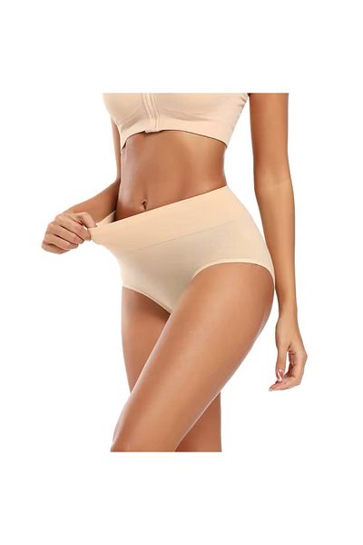 pary underwear Chiloți de damă fără cusături tăiați cu laser cu talie înaltă - Model Bato