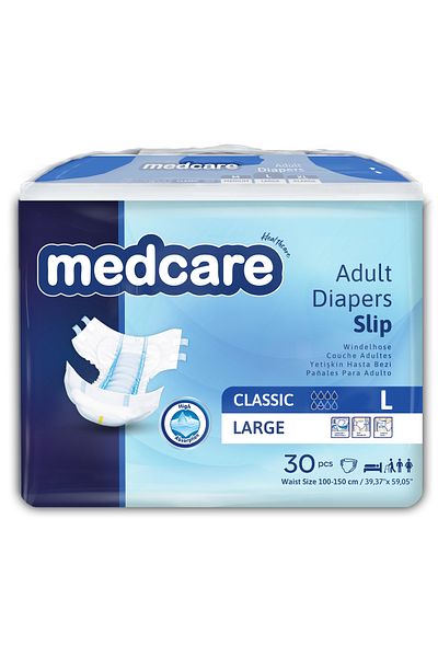 MEDCARE MEDCARE Adult Diapers Large Classic (Large Size) 30 pieces
