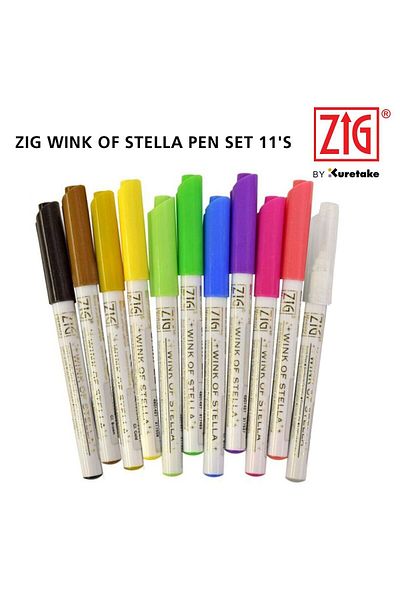 Stabilo Brown Zig Wink Od Stella Glitter Pen