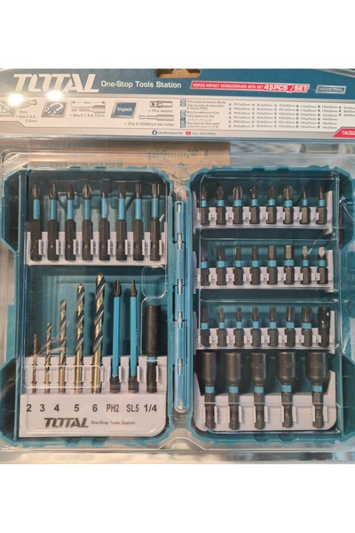 TOTAL 45 PARÇA BİTS UÇ SETİ